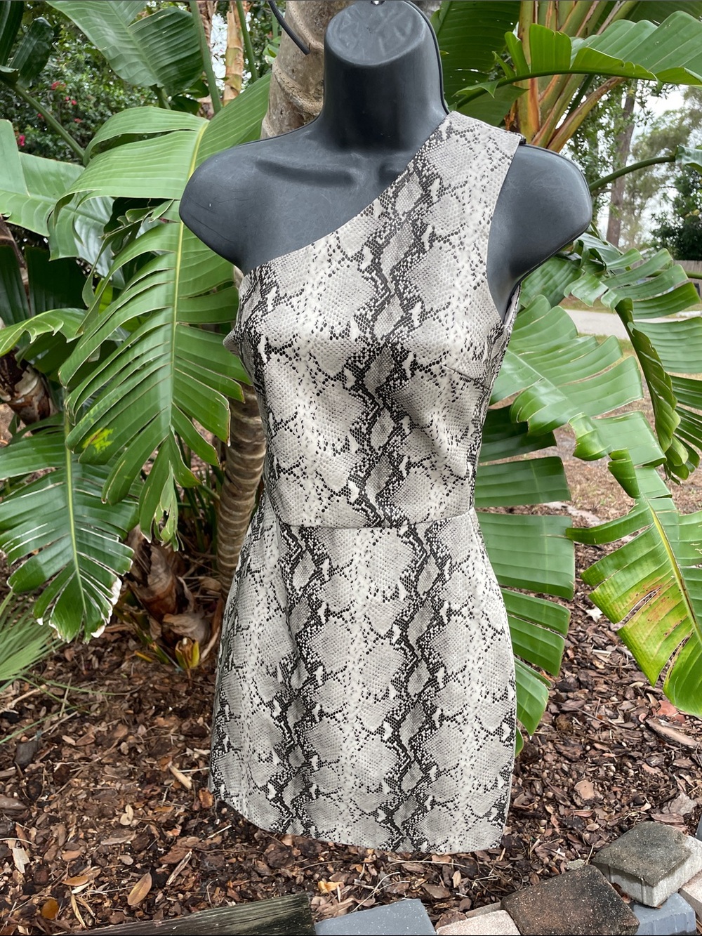 snake skin dress